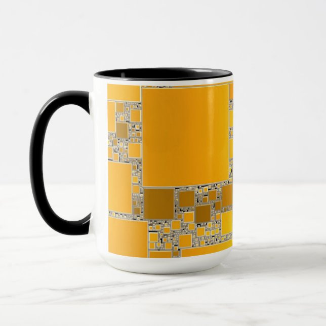 Caneca Combo Mug Amarelo-Laranja (Esquerda)