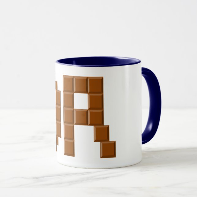 Caneca COMBO MUG azul/marina o BRASIL (Frente Esquerda)