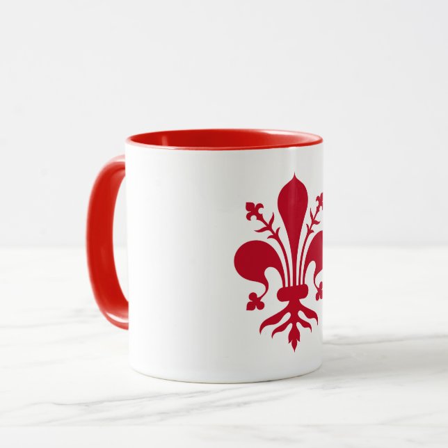 Caneca Combo Mug com bandeira de Florença (Frente Esquerda)