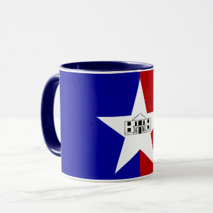 Caneca Combo Mug com bandeira de San Antonio