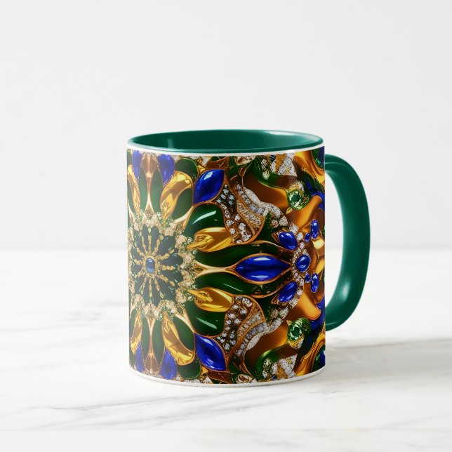 Caneca Combo Mug com Cores do Brasil (Frente Esquerda)