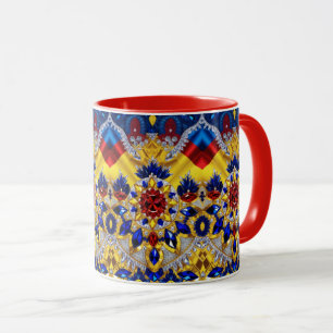 Caneca Combo Mug com cores romenas