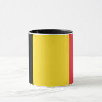 Combo Mug De Bandeira Da Bélgica