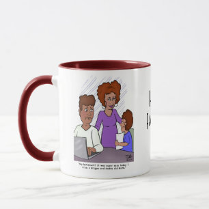 Caneca Combo Mug de Trabalho Doméstico