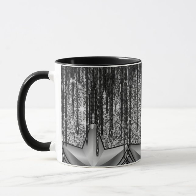 Caneca Combo Mug - Design digital vibrante, tamanho perfe (Esquerda)
