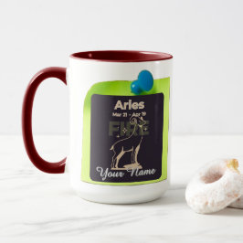 Caneca Combo Mug M01 #PinnedMyZodiac! Aries