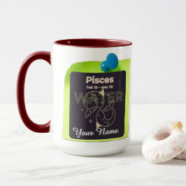 Caneca Combo Mug M12 #PinnedMyZodiac! Peixes