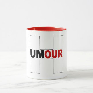 Caneca Combo mug rouge HUMOUR 