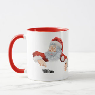 Caneca Combo Natalícia do Papai Noel Apontando
