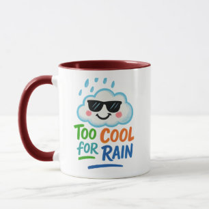 Caneca Combo Nuvem Fofa de Dupla Face