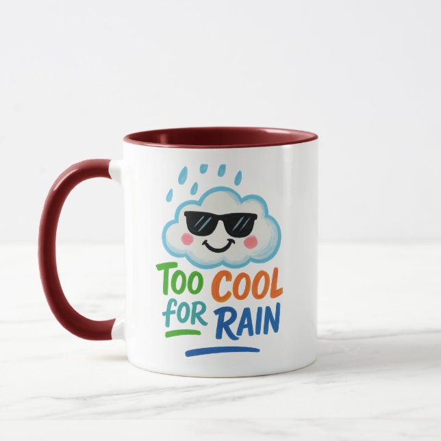 Caneca Combo Nuvem Fofa de Dupla Face (Esquerda)