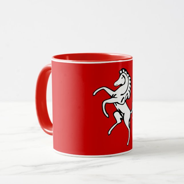 Caneca Combo Patriótica com a bandeira do Condado  (Frente Esquerda)