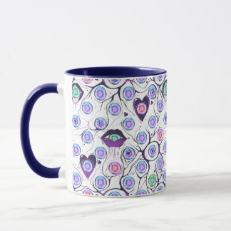 Caneca Combo Personalizada com Design Único de Olh