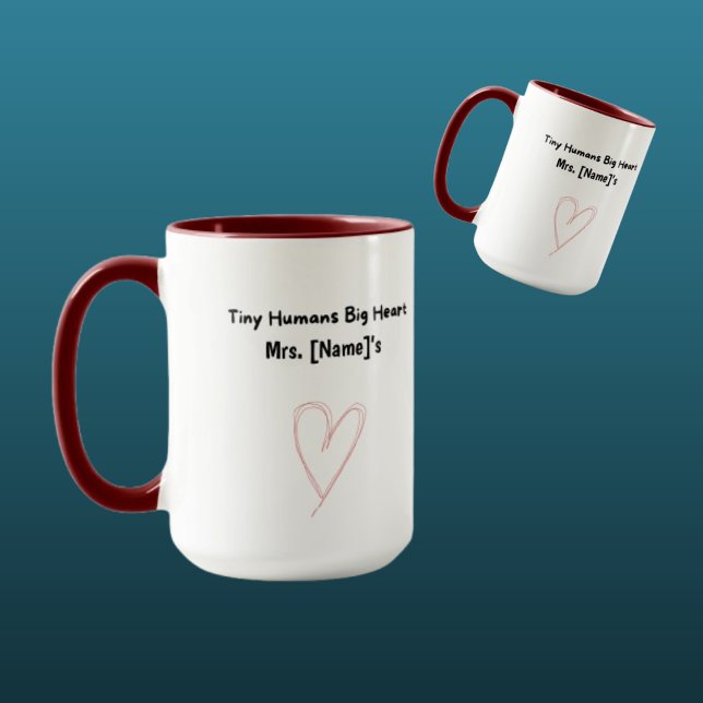Caneca Combo Personalizada para Professora de Pré- (Criador carregado)