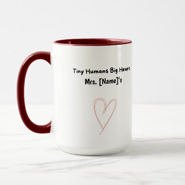 Caneca Combo Personalizada para Professora de Pré- (Esquerda)