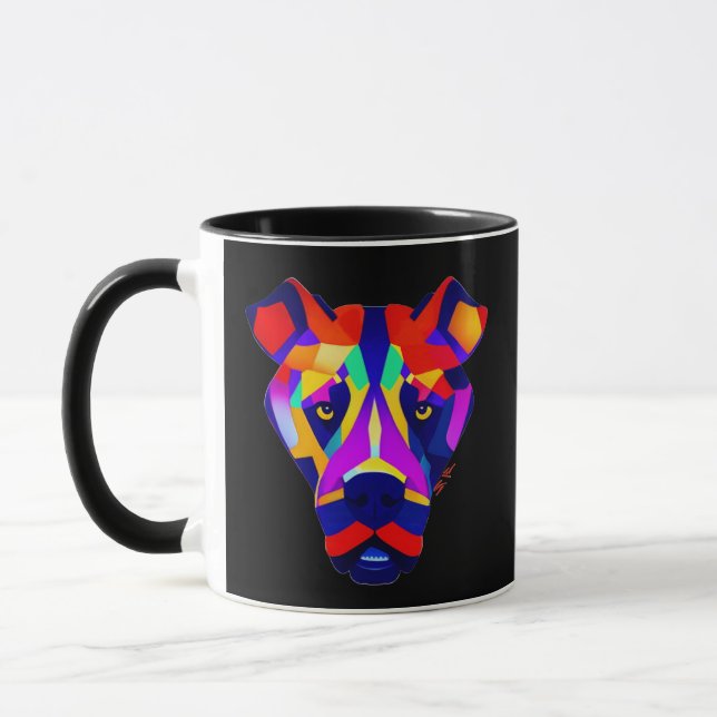 Caneca combo preta do cachorro de Alexander (Esquerda)