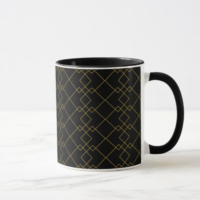 Caneca Combo Preta Única com Design de Caixa Doura (Direita)