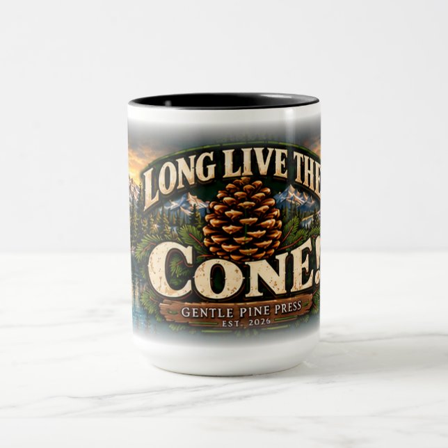 Caneca Combo Preto Long Live the Cone (Centro)