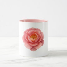 Caneca Combo Rosa - Flor de Peônia