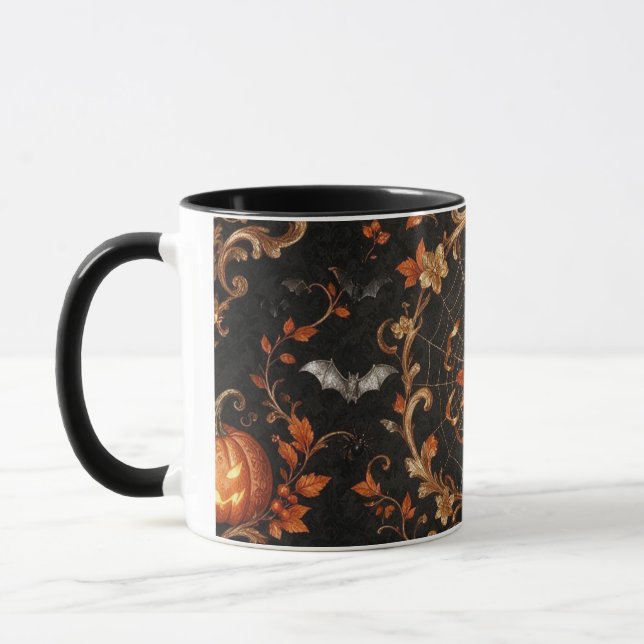 Caneca Combo Rosa Laranja Gótica (Esquerda)