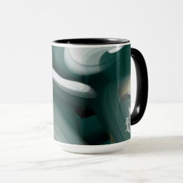 Caneca Combo Tendência Abstrata Decoração de Inter