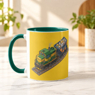 Caneca Combo Trem de Carga de Minério Hunter Verde