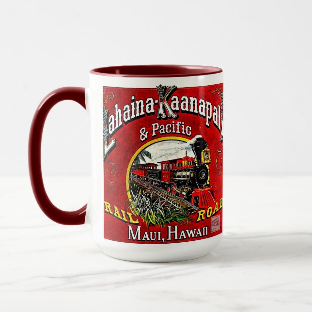 Caneca Comboio da Cana de Açúcar com Locomotivas Baldwin  (Esquerda)