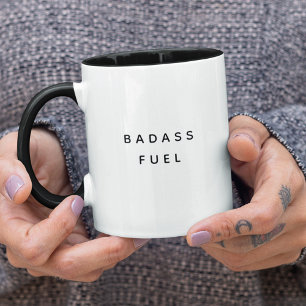 Caneca Combustível Badass Humor Divertido Citação da Moda