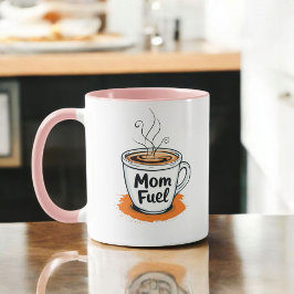 Caneca Combustível da mamãe | Oferta de Mães de café | Di