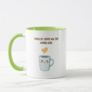 Caneca Combustível de Educador Abraços de Humano Minúscul