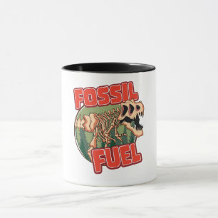 Caneca Combustível Fóssil de Dinossauro