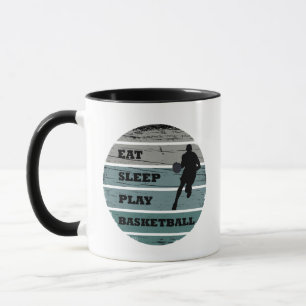 Caneca Come sono joga basquete retro