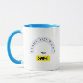 Caneca Começar o Dia com Sorriso - Boa Palavra Mug