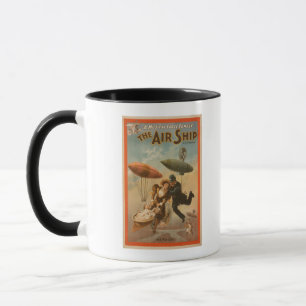 Caneca Comédia de farsa musical, o teatro 2 do navio do