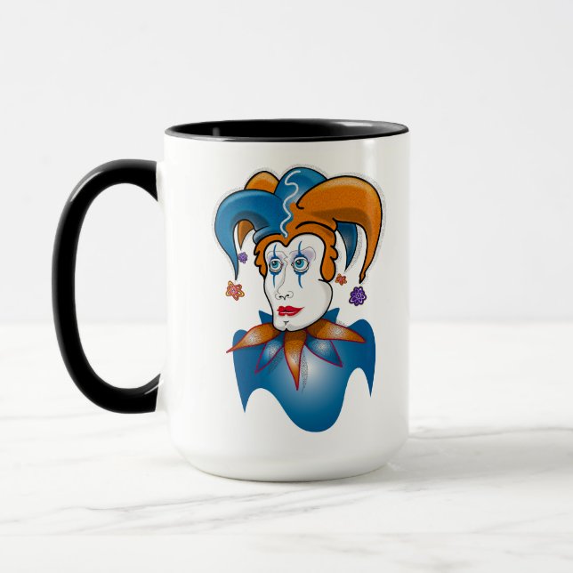 Caneca Comédia de Jester Harlequin, Tribunal Cósmico (Esquerda)