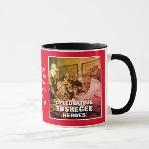 Caneca Comemoração personalizada do Dia dos TUSKEGEE AIRM