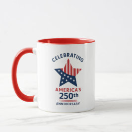 Caneca Comemorando o 250º Aniversário da América