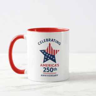 Caneca Comemorando o 250º Aniversário da América