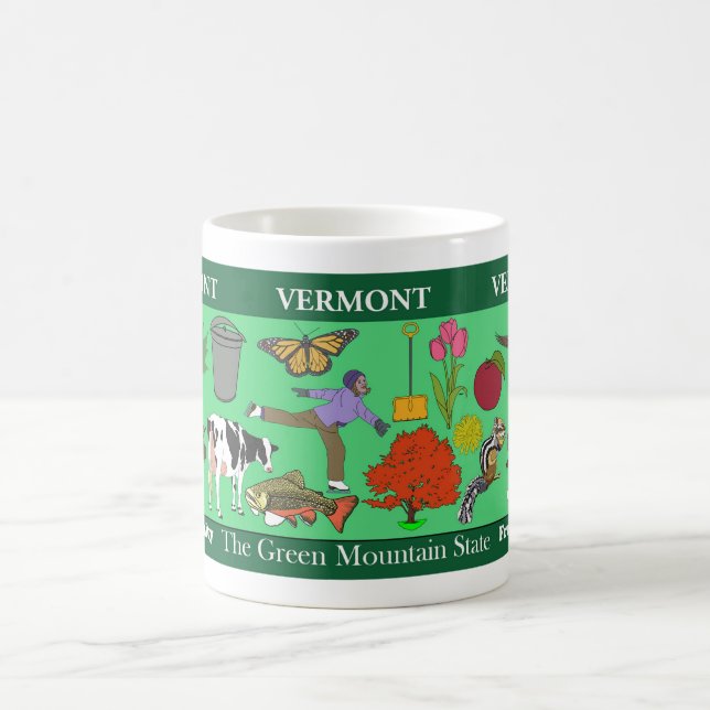 Caneca comemorativa do estado de Vermont (Centro)