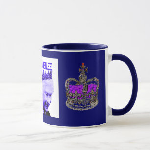 Caneca comemorativa do jubileu de diamante