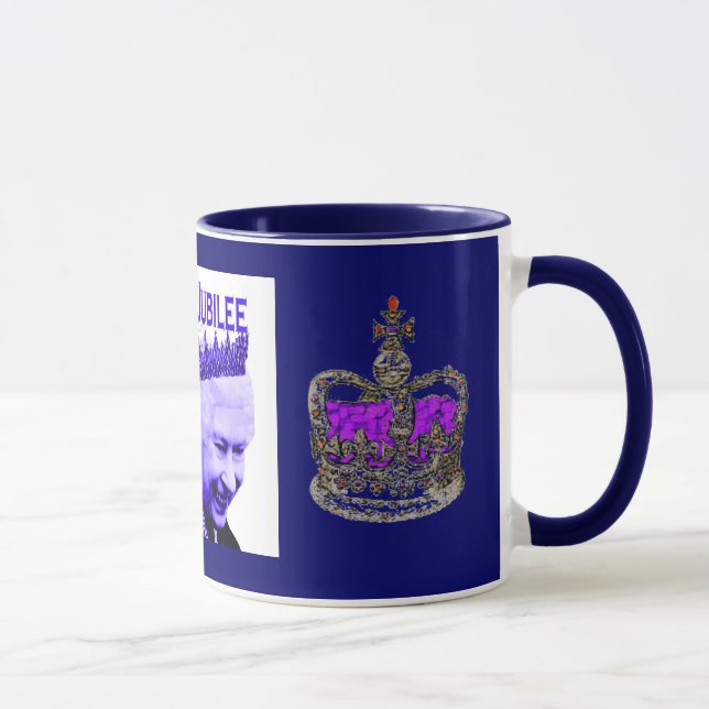 Caneca comemorativa do jubileu de diamante (Direita)