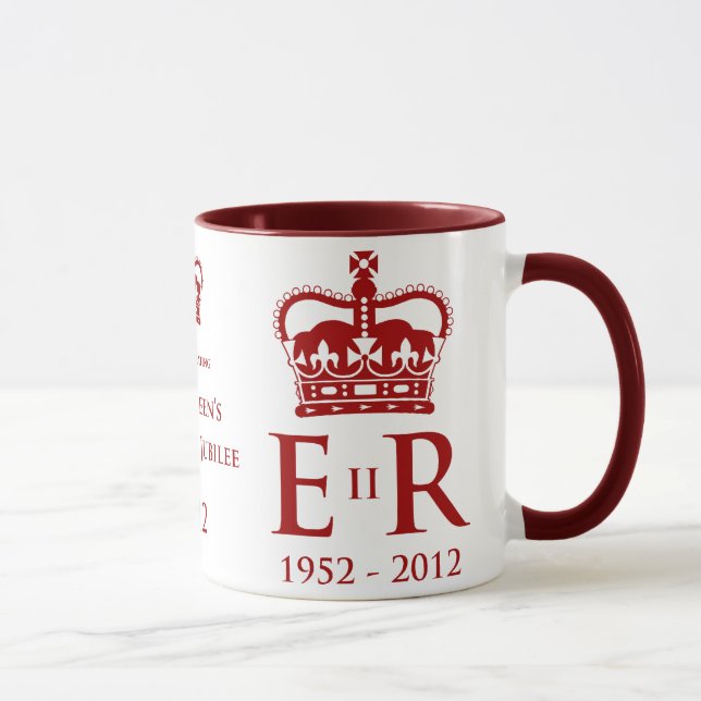 Caneca comemorativa do jubileu de diamante (Direita)