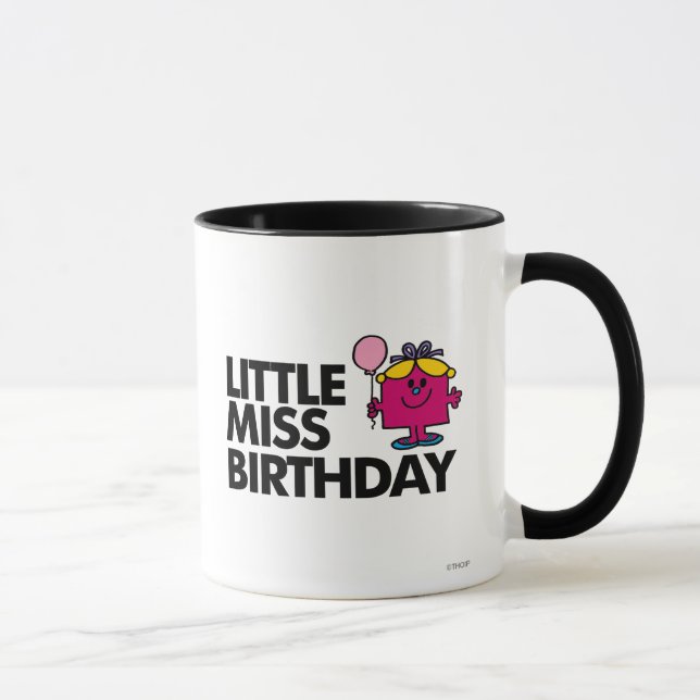 Caneca Comemore a senhorita pequena Aniversário (Direita)