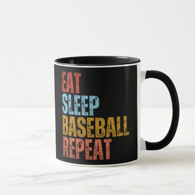CANECA COMER DORMIR BEISEBOL REPETIR (Direita)