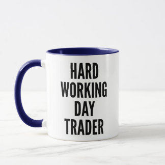 Caneca Comerciante de Dia de Trabalho do duro