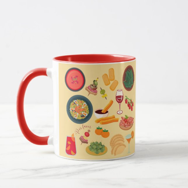 Caneca Comida Espanhola (Esquerda)