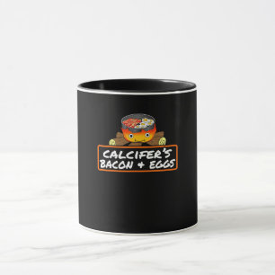 Caneca Comida Lover Pun Bacon Ovo Cook Calcifers Presente