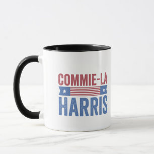 Caneca Commie-La Harris 2024 Funny Anti Kamala Harris