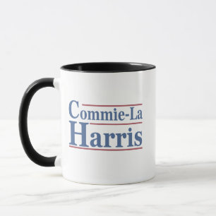 Caneca Commie-La Harris 2024 Funny Anti Kamala Harris
