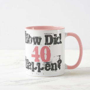 Caneca Como Aconteceu 40? - Mug De Café De Duas Toneladas